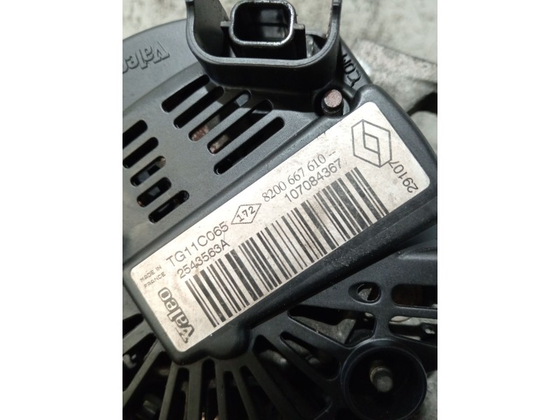 Recambio de alternador para renault grand scénic ii (jm0/1_) 1.9 dci (jm14) referencia OEM IAM 8200667610 2543563A 