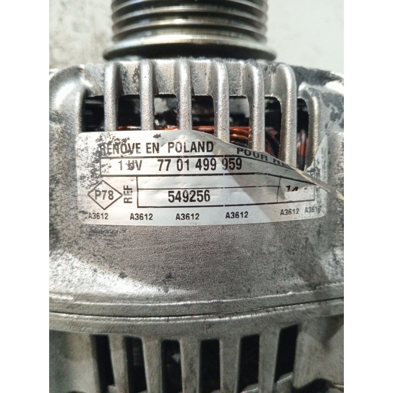 Recambio de alternador para renault megane i (ba0/1_) 1.9 dti (ba08, ba0n) referencia OEM IAM 7701499959 549256 C541953R
