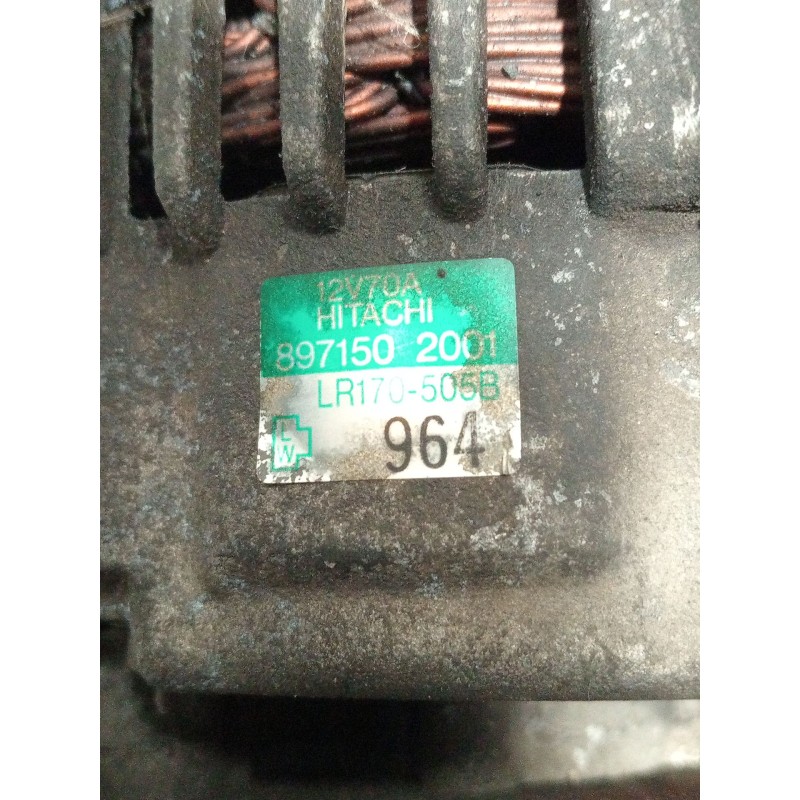 Recambio de alternador para opel corsa b (s93) 1.7 d (f08, f68, m68) referencia OEM IAM 8971502001 LR170505B 