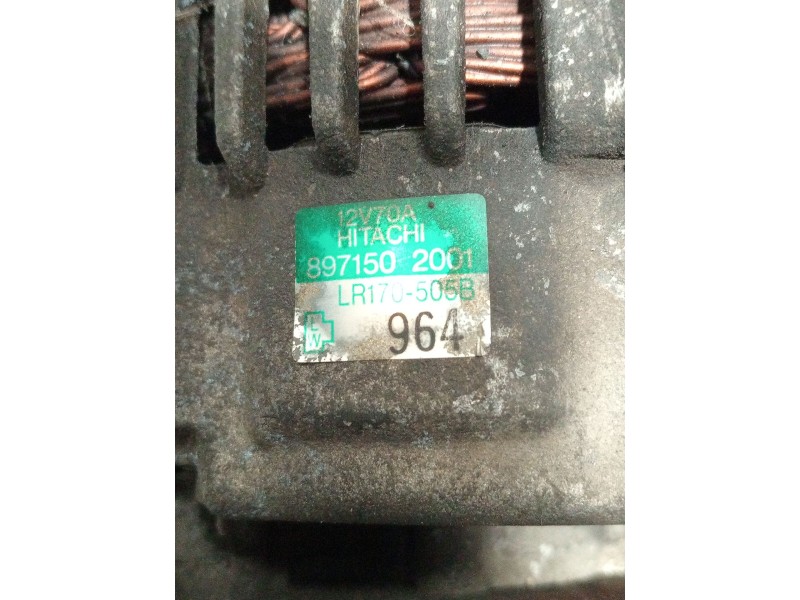 Recambio de alternador para opel corsa b (s93) 1.7 d (f08, f68, m68) referencia OEM IAM 8971502001 LR170505B 