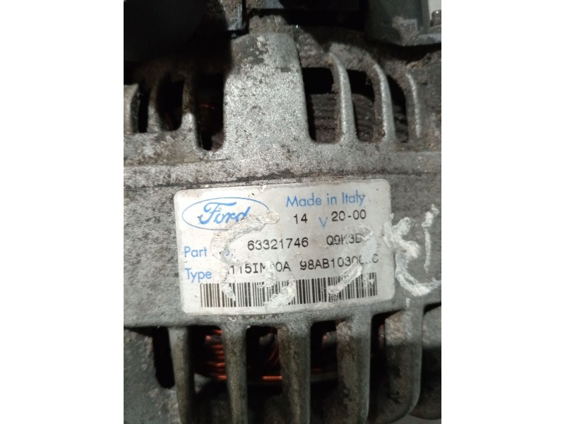 Recambio de alternador para ford focus i (daw, dbw) 1.8 turbo di / tddi referencia OEM IAM 98AB10300BC 63321746 