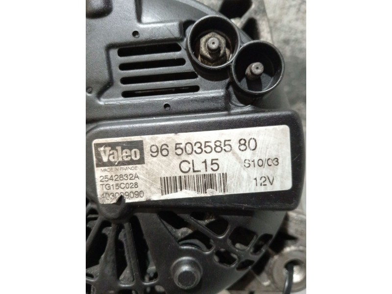 Recambio de alternador para peugeot 206 sw (2e/k) 2.0 hdi referencia OEM IAM 9650358580 2542832A 