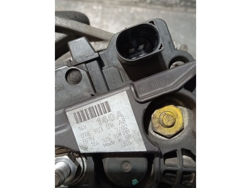 Recambio de alternador para audi a6 c5 (4b2, 4b4) 2.5 tdi quattro referencia OEM IAM 078903016AB 0124525008 