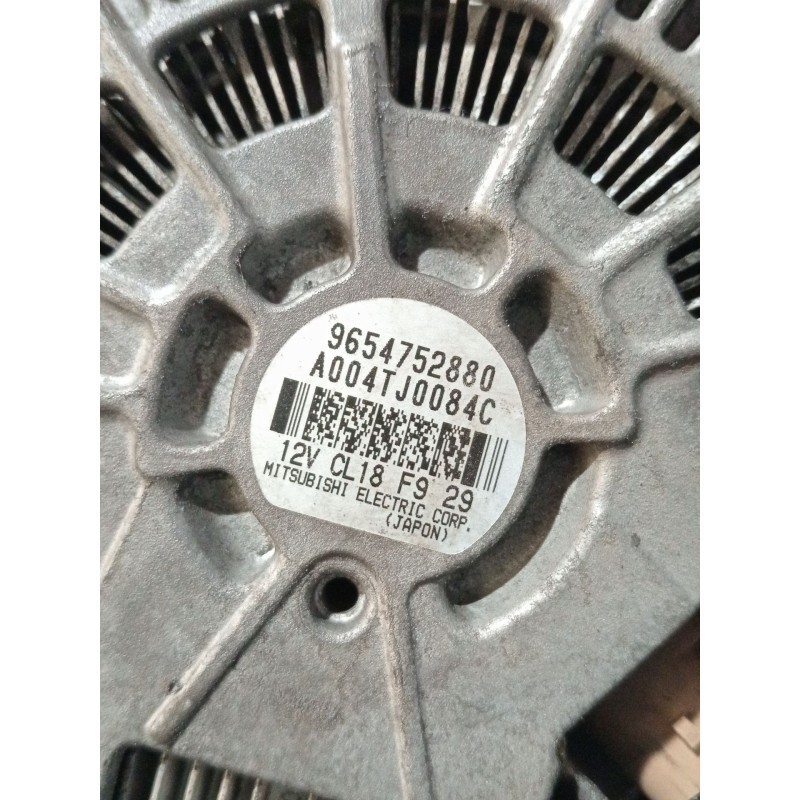 Recambio de alternador para citroën c4 grand picasso i (ua_) 2.0 hdi 138 referencia OEM IAM 9654752880 A004TJ0084C 