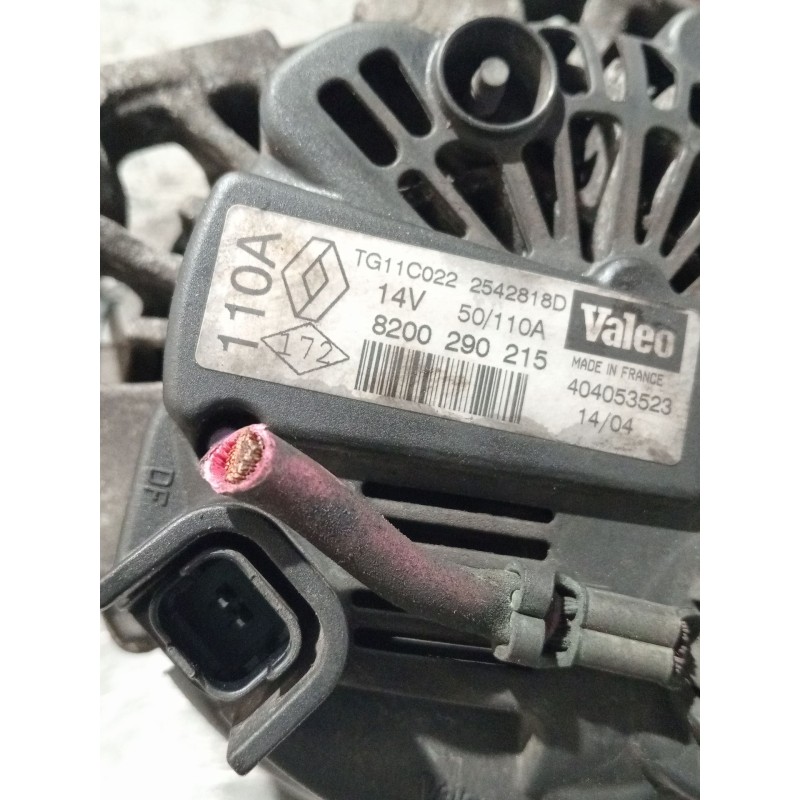 Recambio de alternador para renault grand scénic ii (jm0/1_) 1.9 dci (jm0g, jm12, jm1g, jm2c) referencia OEM IAM 8200290215 2542
