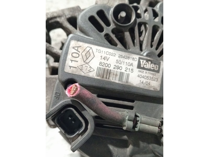 Recambio de alternador para renault grand scénic ii (jm0/1_) 1.9 dci (jm0g, jm12, jm1g, jm2c) referencia OEM IAM 8200290215 2542
