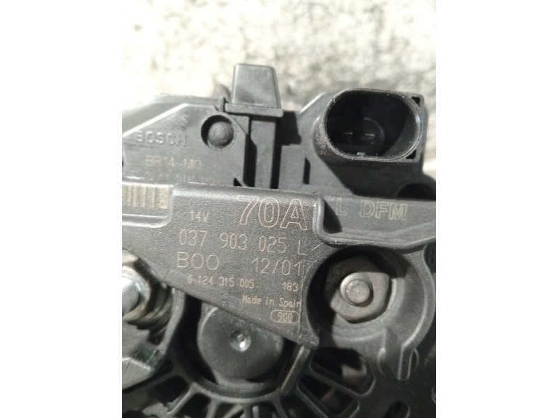 Recambio de alternador para volkswagen lupo i (6x1, 6e1) 1.0 referencia OEM IAM 037903025L 0124315005 