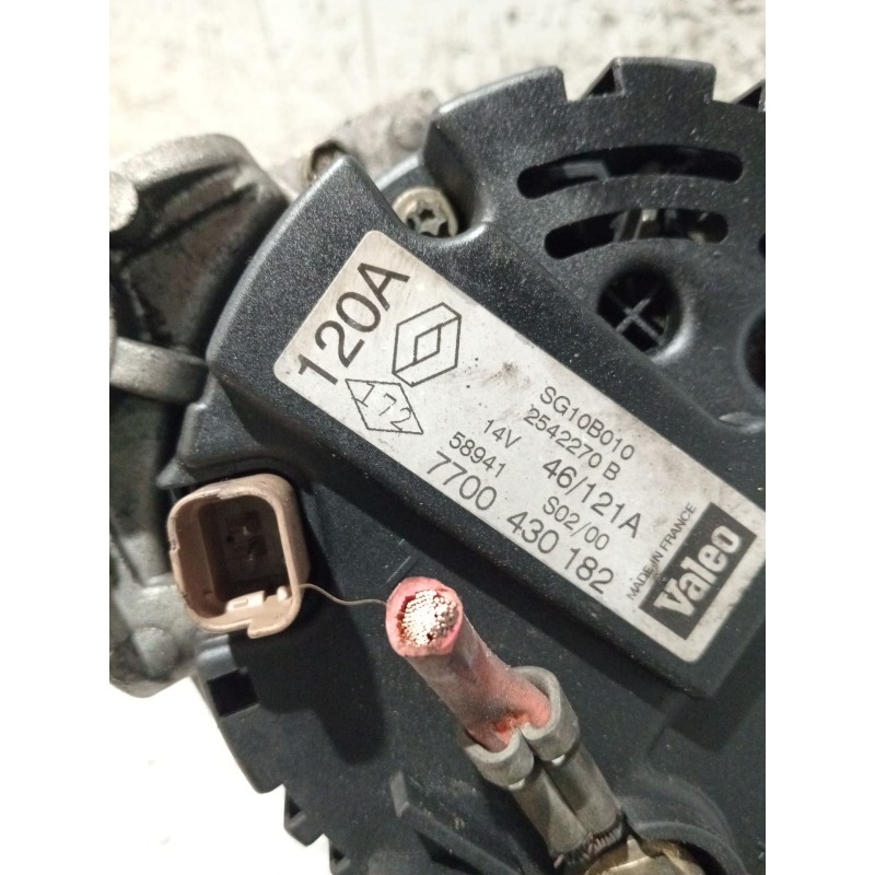 Recambio de alternador para renault megane i classic (la0/1_) 1.9 dci (la05, la1f) referencia OEM IAM 7700430182 2542270B 