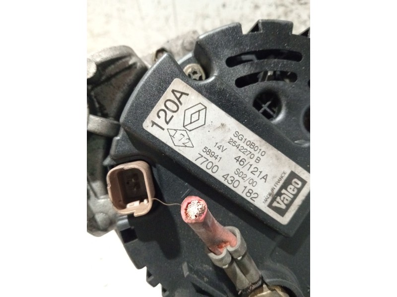 Recambio de alternador para renault megane i classic (la0/1_) 1.9 dci (la05, la1f) referencia OEM IAM 7700430182 2542270B 