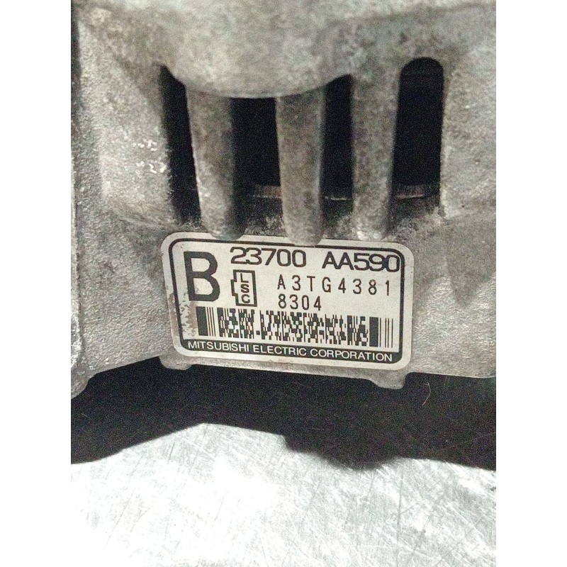 Recambio de alternador para subaru legacy iv (bl) 2.0 d awd (bld) referencia OEM IAM 23700AA590 A3TG4381 