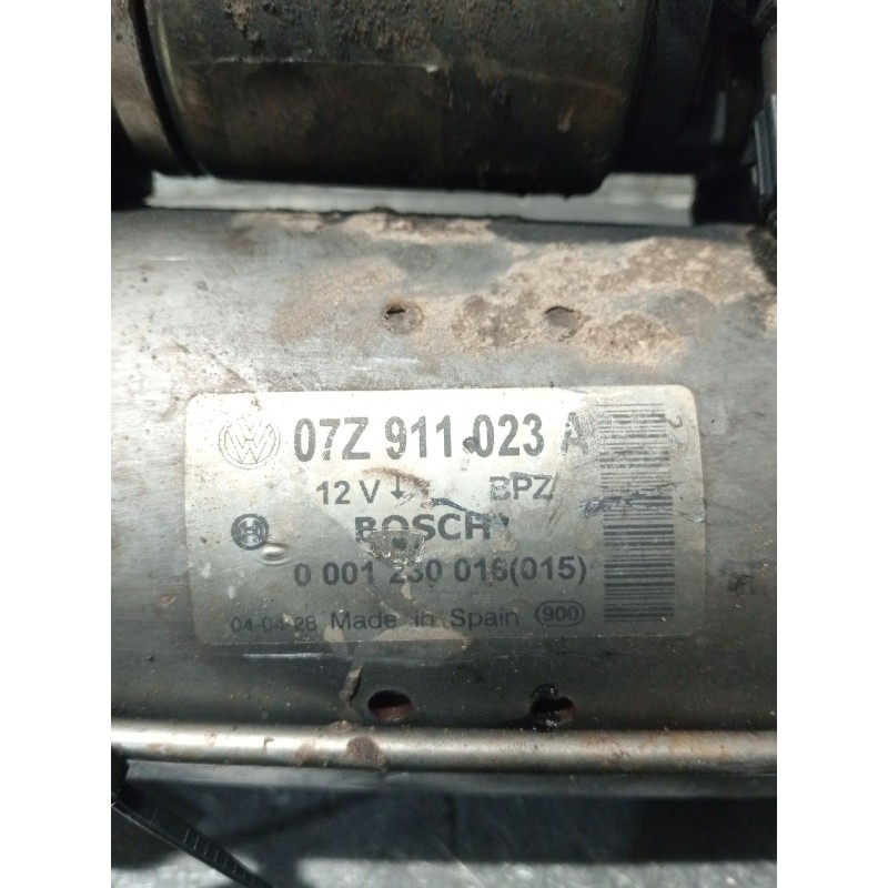 Recambio de motor arranque para volkswagen touareg (7la, 7l6, 7l7) 5.0 v10 tdi referencia OEM IAM 07Z911023A 0001230016 