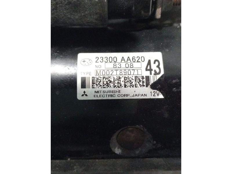 Recambio de motor arranque para subaru legacy iv (bl) 2.0 d awd (bld) referencia OEM IAM 23300AA620 M002T89071 