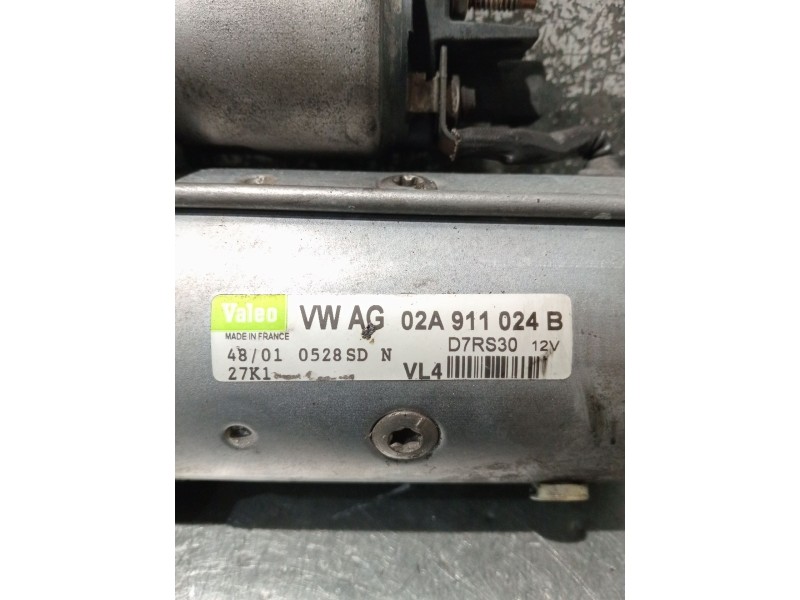 Recambio de motor arranque para seat leon (1m1) 1.9 tdi referencia OEM IAM 02A911024B  