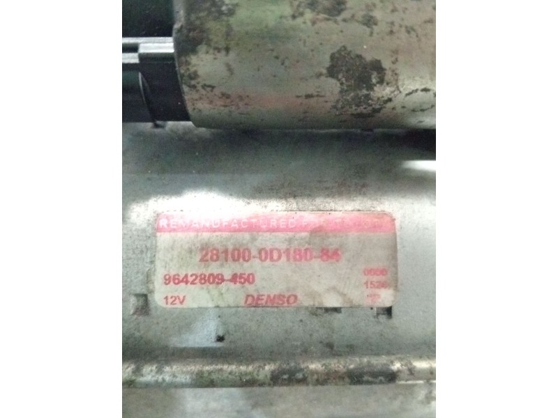 Recambio de motor arranque para toyota corolla verso (zer_, zze12_, r1_) 1.8 (znr11_) referencia OEM IAM 281000D18084 9642809450