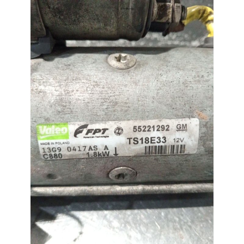 Recambio de motor arranque para opel corsa d furgoneta/hatchback (s07) 1.3 cdti (l08) referencia OEM IAM 55221292  