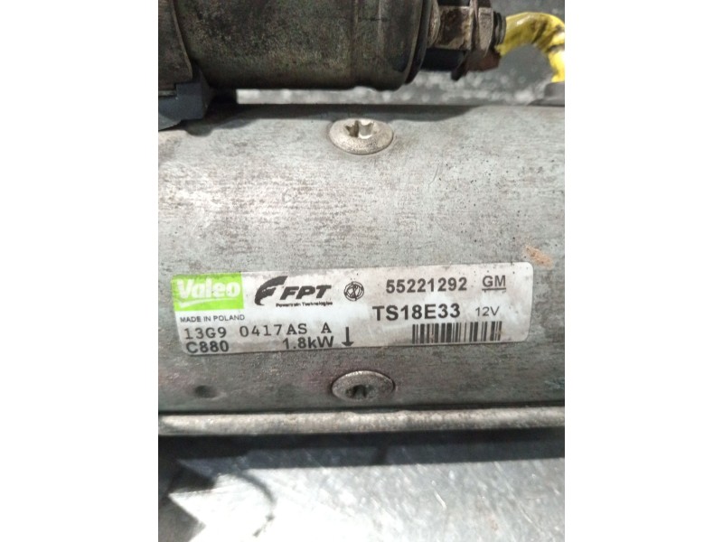 Recambio de motor arranque para opel corsa d furgoneta/hatchback (s07) 1.3 cdti (l08) referencia OEM IAM 55221292  