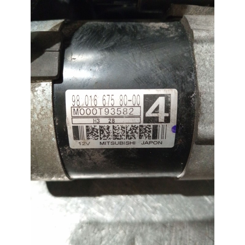 Recambio de motor arranque para citroën c4 ii (nc_) 1.6 hdi 90 referencia OEM IAM 980166758000 M000T95382 