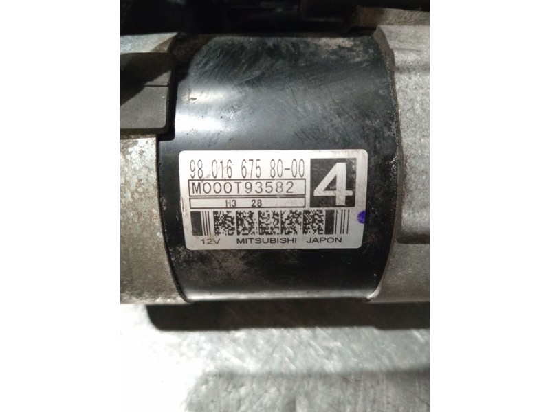 Recambio de motor arranque para citroën c4 ii (nc_) 1.6 hdi 90 referencia OEM IAM 980166758000 M000T95382 
