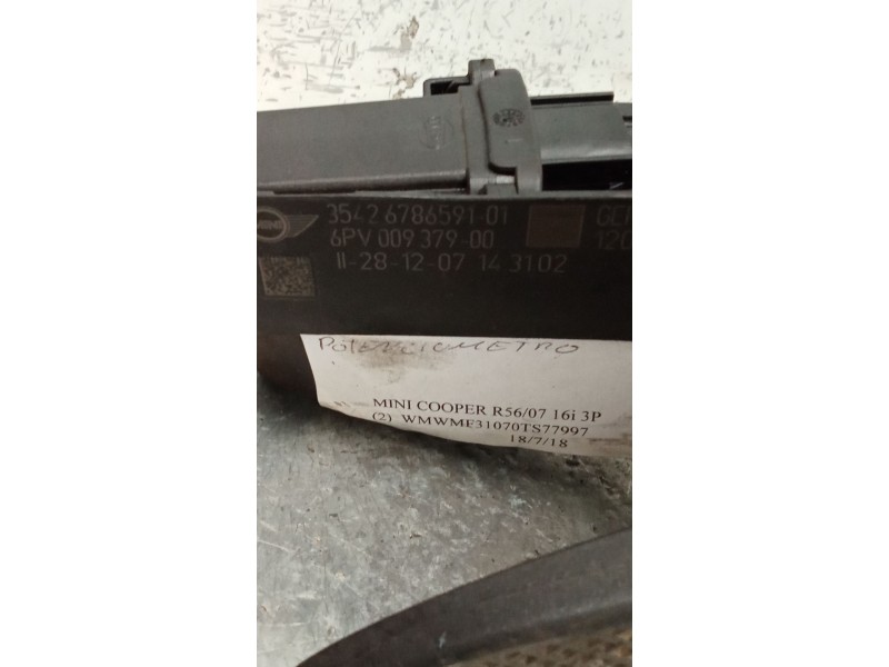 Recambio de potenciometro pedal para mini mini (r56) cooper referencia OEM IAM 6PV00937900 3542678659101 
