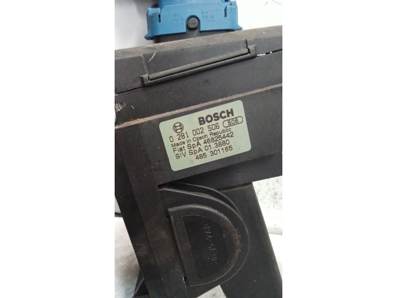 Recambio de potenciometro pedal para fiat multipla (186) 1.9 jtd cat referencia OEM IAM 0281002506  