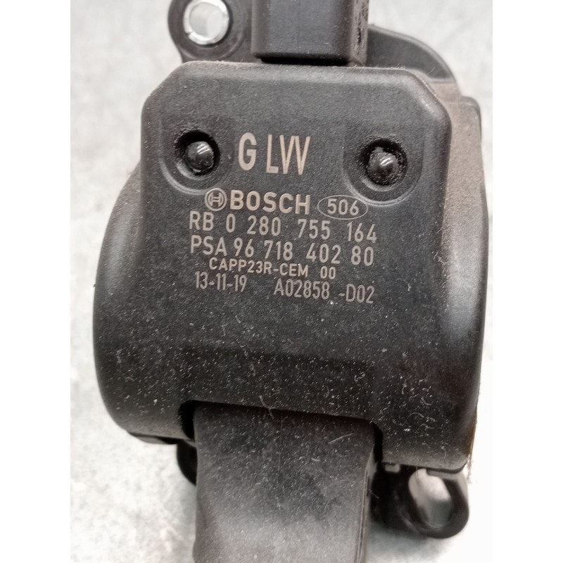 Recambio de potenciometro pedal para citroën c4 ii (nc_) 1.6 hdi 90 referencia OEM IAM 0280755164 9671840280 