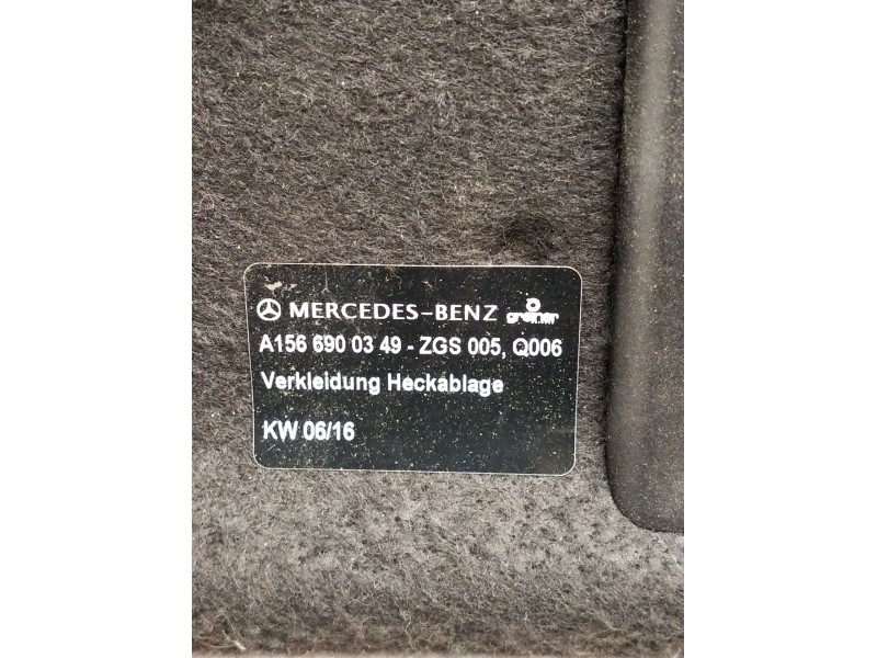 Recambio de bandeja trasera para infiniti q30 2.2 d referencia OEM IAM A1566900349  