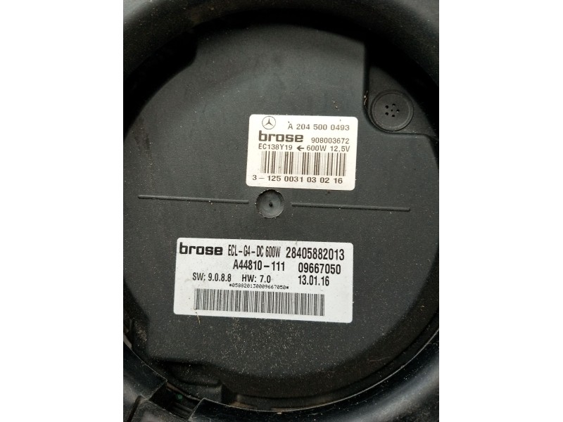 Recambio de electroventilador para infiniti q30 2.2 d referencia OEM IAM A2049061403 A2045000493 A2045050255 28405882013