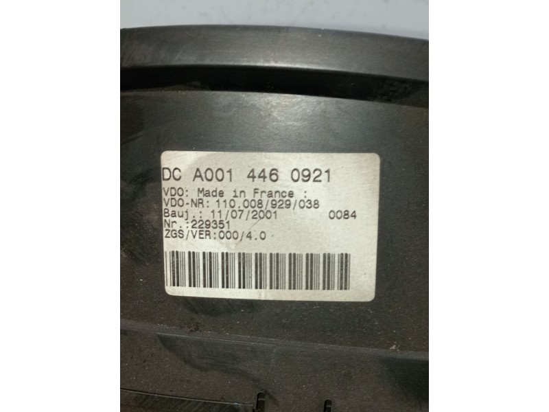 Recambio de cuadro instrumentos para mercedes-benz sprinter 4-t caja/chasis (b904) 411 cdi referencia OEM IAM A0014460921 110008