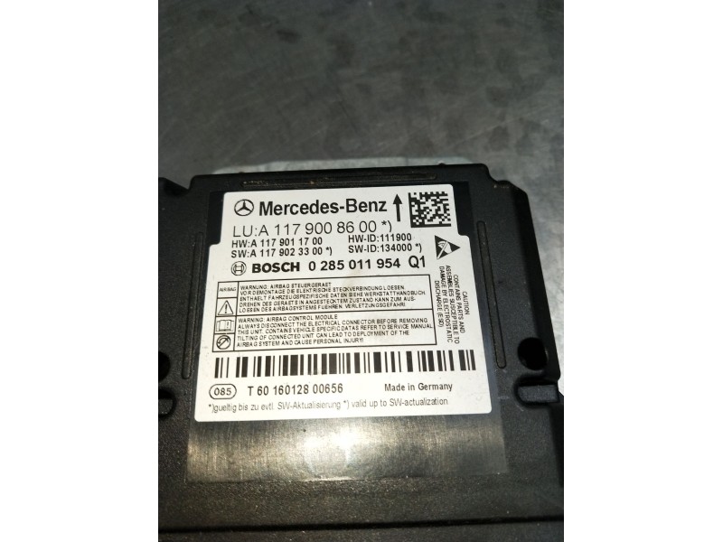 Recambio de kit airbag para infiniti q30 2.2 d referencia OEM IAM A1179008600 0285011954 A1179011700 AA1179023300