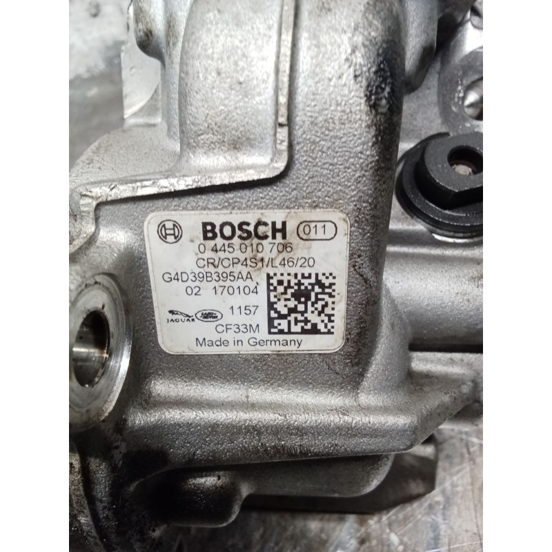 Recambio de bomba inyeccion para jaguar e-pace (x540) 2.0 d180 awd referencia OEM IAM 0445010706 G4D39B395AA BOSCH