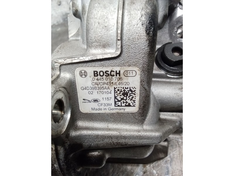 Recambio de bomba inyeccion para jaguar e-pace (x540) 2.0 d180 awd referencia OEM IAM 0445010706 G4D39B395AA BOSCH