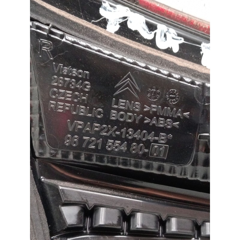 Recambio de piloto trasero derecho interior para citroën c4 ii (nc_) 1.6 hdi 90 referencia OEM IAM 967215548001  