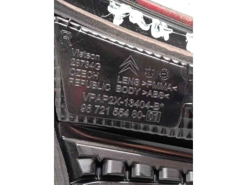 Recambio de piloto trasero derecho interior para citroën c4 ii (nc_) 1.6 hdi 90 referencia OEM IAM 967215548001  