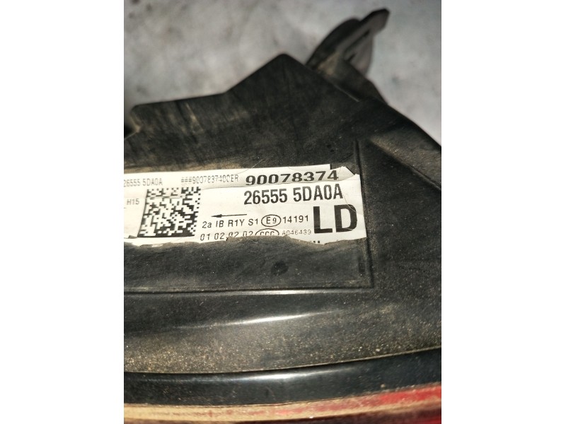 Recambio de piloto trasero izquierdo para infiniti q30 2.2 d referencia OEM IAM 265555DA0A 90078374 