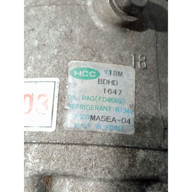 Recambio de compresor aire acondicionado para hyundai santa fé ii (cm) 2.2 crdi gls 4x4 referencia OEM IAM F500MA5EA04  