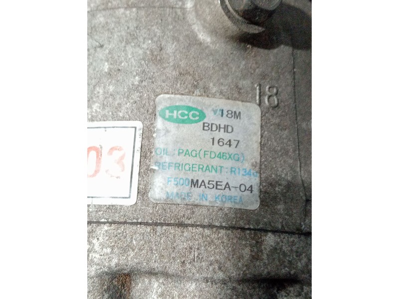 Recambio de compresor aire acondicionado para hyundai santa fé ii (cm) 2.2 crdi gls 4x4 referencia OEM IAM F500MA5EA04  