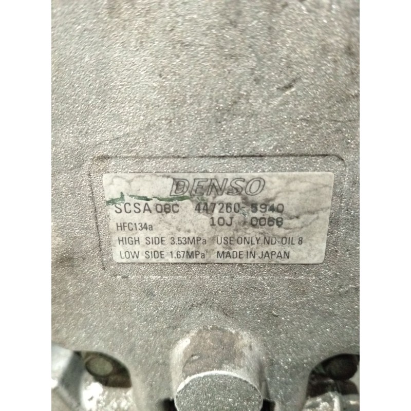 Recambio de compresor aire acondicionado para subaru legacy iv (bl) 2.0 d awd (bld) referencia OEM IAM 4472605940  
