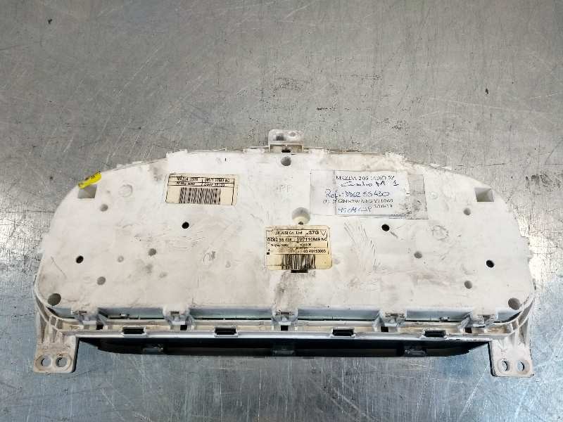 Recambio de cuadro instrumentos para mazda 2 berlina (dy) 1.4 diesel cat referencia OEM IAM 3M7110849NC DD6255430 J37G