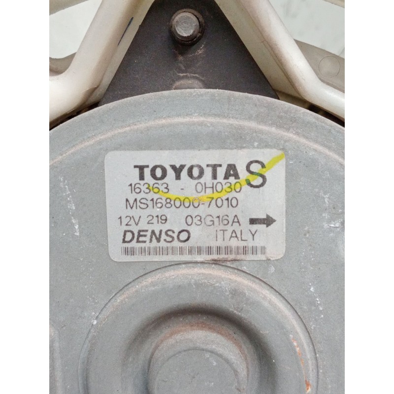 Recambio de electroventilador para toyota corolla verso (zer_, zze12_, r1_) 1.8 (znr11_) referencia OEM IAM 163630H030 MS1680007