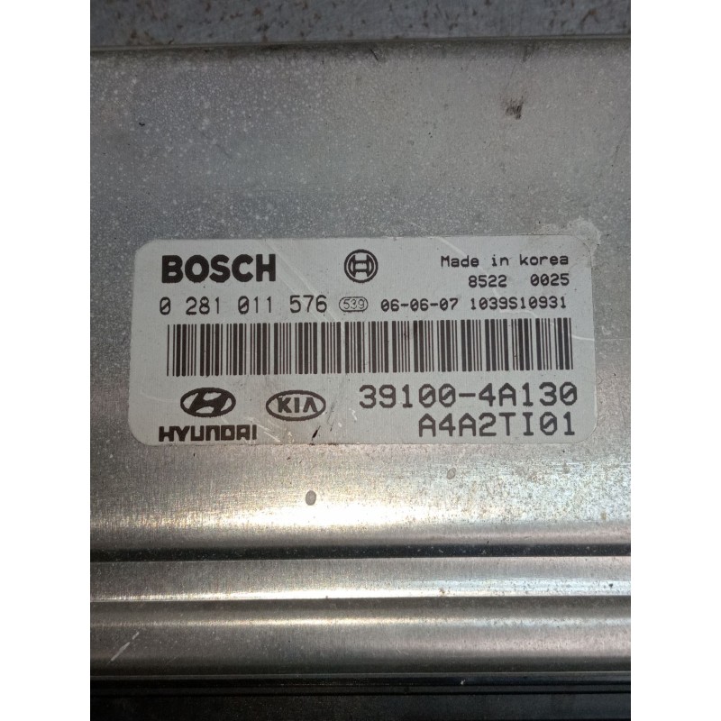 Recambio de centralita motor uce para hyundai h-1 furgoneta (a1) 2.5 crdi referencia OEM IAM 0281011576 391004A130 1039S10931