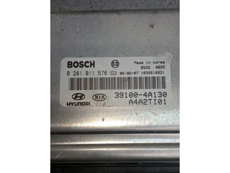 Recambio de centralita motor uce para hyundai h-1 furgoneta (a1) 2.5 crdi referencia OEM IAM 0281011576 391004A130 1039S10931
