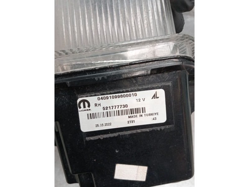 Recambio de piloto delantero derecho para jeep renegade referencia OEM IAM 04091099800010 521777730 