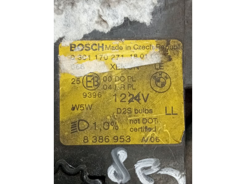 Recambio de faro izquierdo para bmw serie 7 (e38) 740il automático referencia OEM IAM 0301170271 8386953 XENON