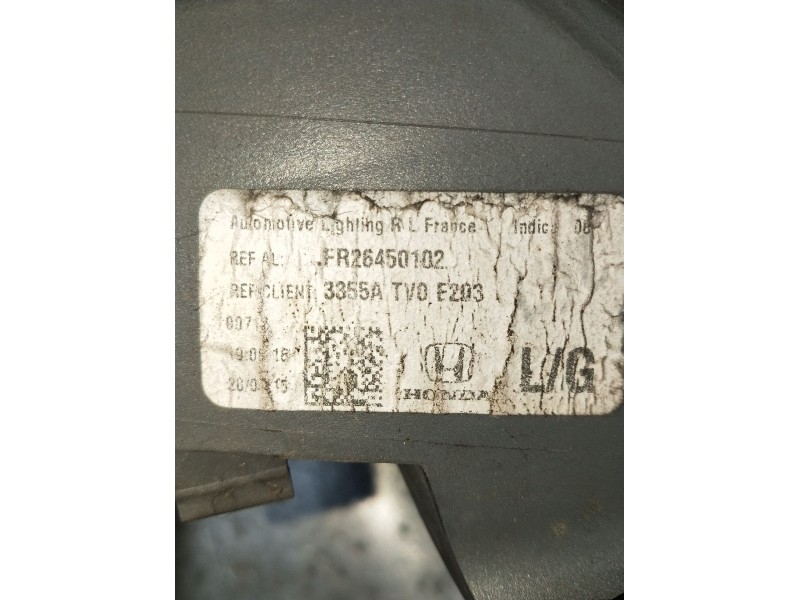 Recambio de piloto trasero izquierdo para honda civic ix (fk) 1.6 i-dtec (fk3) referencia OEM IAM FR26450102 3355ATV0E203 