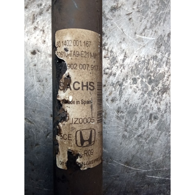 Recambio de amortiguador trasero derecho para honda civic ix (fk) 1.6 i-dtec (fk3) referencia OEM IAM 801402001167  