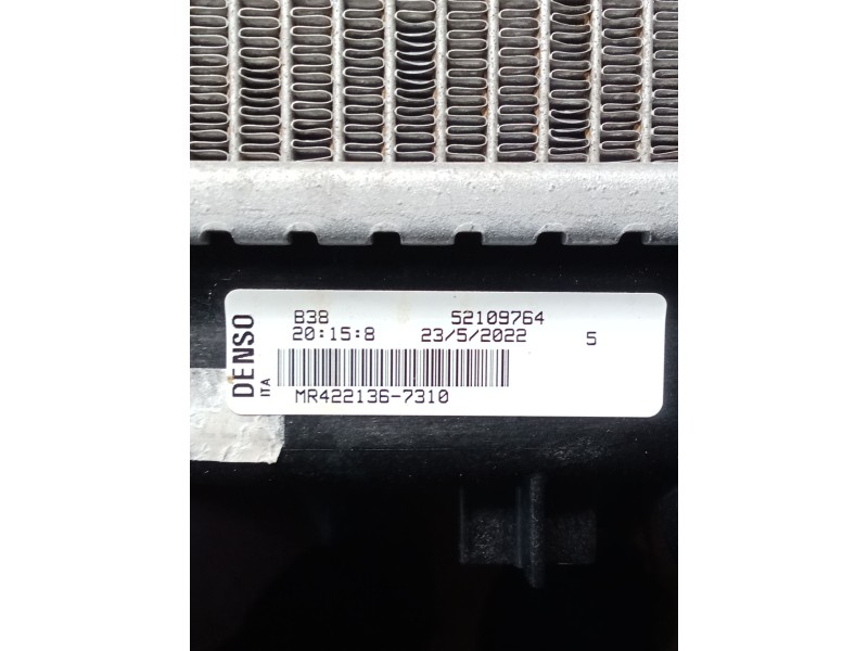 Recambio de radiador agua para jeep renegade referencia OEM IAM MR4221367310  