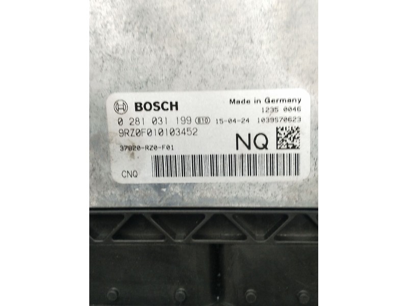 Recambio de centralita motor uce para honda civic ix (fk) 1.6 i-dtec (fk3) referencia OEM IAM 0281031199 97820RZ0F01 12350046