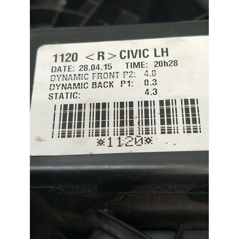 Recambio de motor calefaccion para honda civic ix (fk) 1.6 i-dtec (fk3) referencia OEM IAM 4S13AV1120  