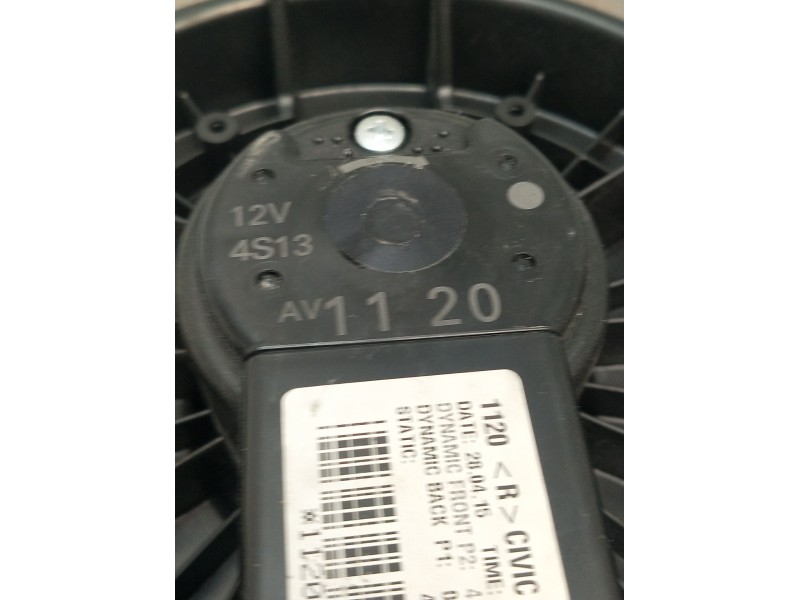 Recambio de motor calefaccion para honda civic ix (fk) 1.6 i-dtec (fk3) referencia OEM IAM 4S13AV1120  
