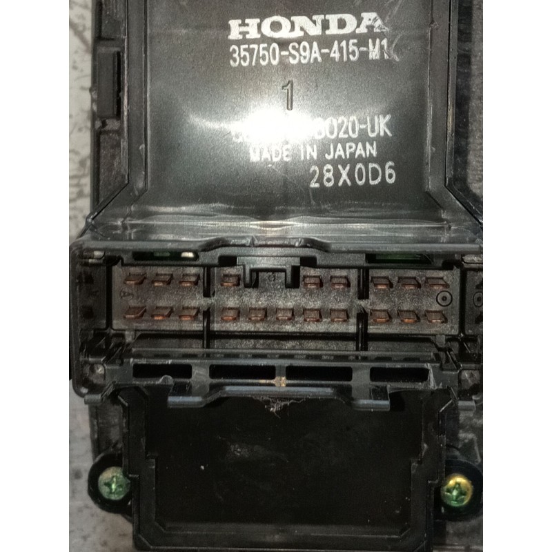 Recambio de mando elevalunas delantero izquierdo para honda cr-v ii (rd_) 2.0 (rd5) referencia OEM IAM 35750S9A415M1  